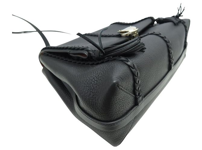 Chloé NUOVO BORSO A MANO CHLOE PENELOPE IN PELLE GRAIN NERA CON TRACOLLA - vista 3
