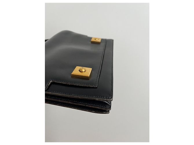 Hermès Piano Tasche – Schwarze Box – Vintage - Ansicht 11