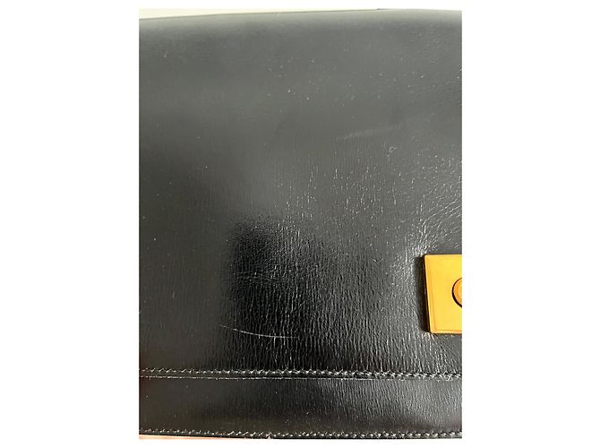 Hermès Piano Tasche – Schwarze Box – Vintage - Ansicht 12