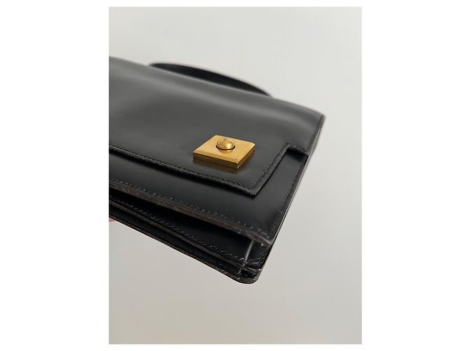 Hermès Piano Tasche – Schwarze Box – Vintage - Ansicht 13