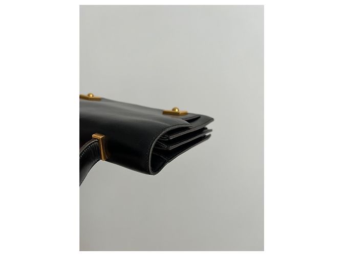 Hermès Piano Tasche – Schwarze Box – Vintage - Ansicht 15