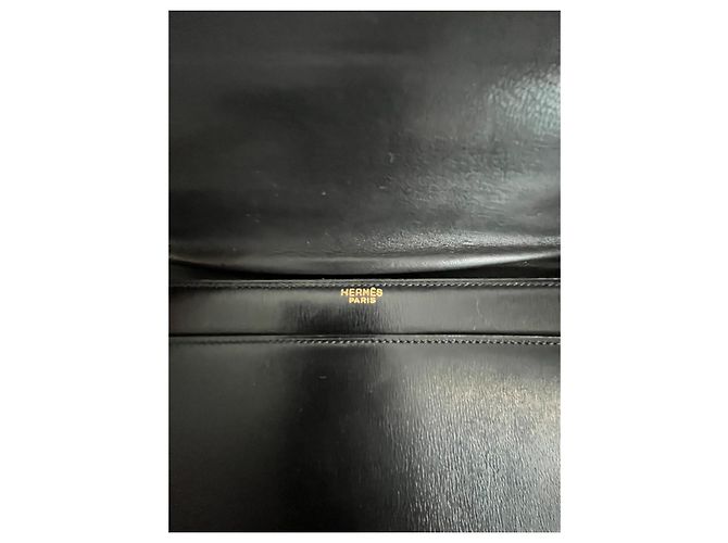 Hermès Piano Tasche – Schwarze Box – Vintage - Ansicht 17