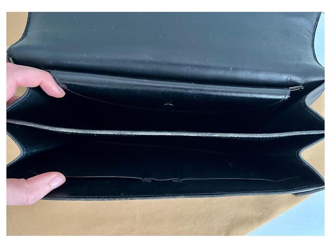 Hermès Piano Tasche – Schwarze Box – Vintage - Ansicht 6