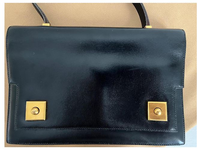 Hermès Piano Tasche – Schwarze Box – Vintage - Ansicht 7