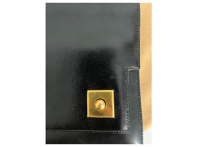 Hermès Piano Tasche – Schwarze Box – Vintage - Ansicht 9