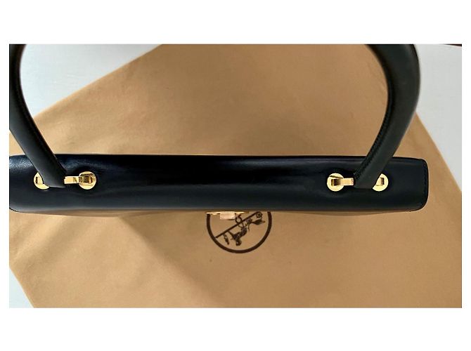 Anello Borsa Hermès – Scatola Nera – Anno 1957 (Marchio M) Nero - vista 14