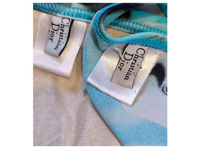 Christian Dior Badeanzug blau aus Polyamid - Ansicht 2