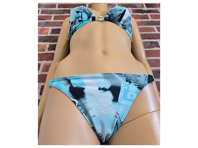 Christian Dior Badeanzug blau aus Polyamid - Ansicht 7