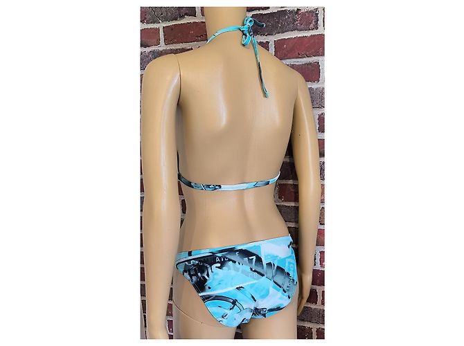 Christian Dior Badeanzug blau aus Polyamid - Ansicht 8