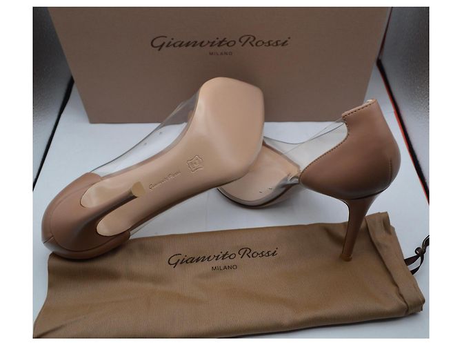 Gianvito Rossi Plexy Leder Pumps 105mm - Ansicht 2