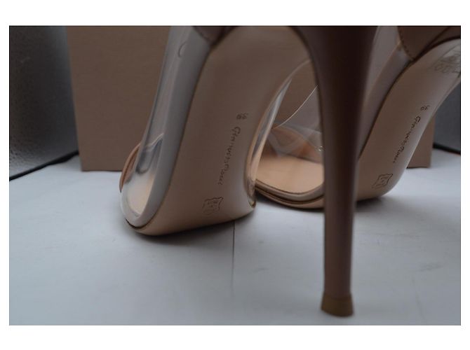 Gianvito Rossi Plexy Leder Pumps 105mm - Ansicht 4