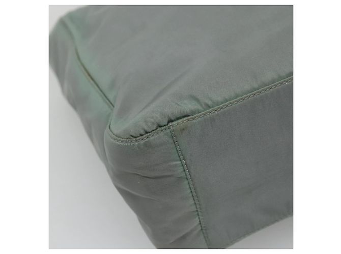 PRADA Borsa a mano in nylon verde Auth bs23688 - vista 17