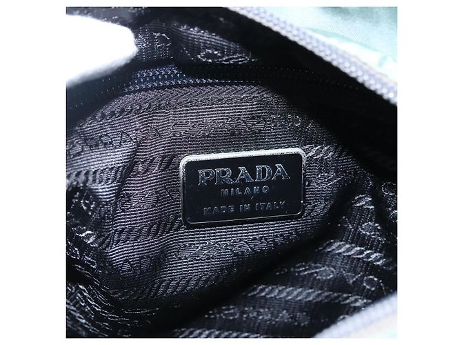 PRADA Borsa a mano in nylon verde Auth bs23688 - vista 19