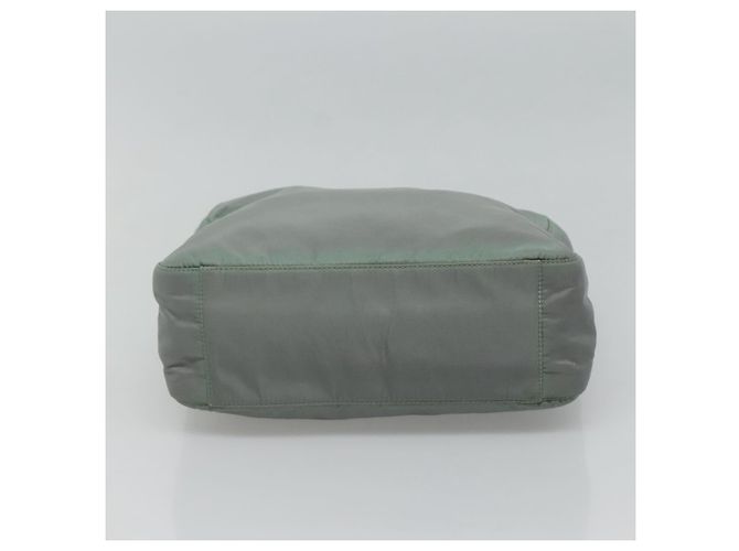 PRADA Borsa a mano in nylon verde Auth bs23688 - vista 5