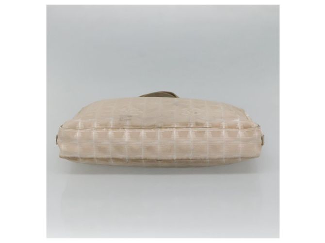 CHANEL Nuova linea da viaggio Borsa a mano in nylon beige CC Auth ti2897 - vista 9