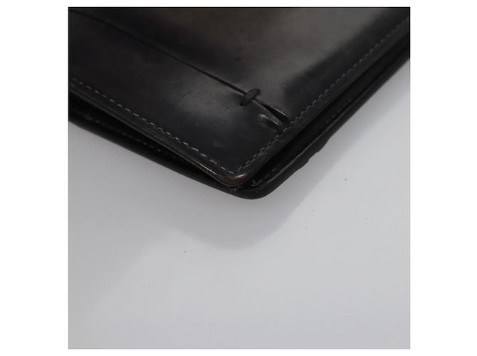 Cartera Larga Berluti de Cuero Negro Auth bs23508 - vista 14