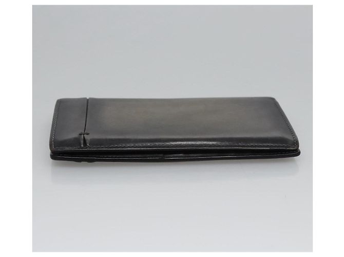 Cartera Larga Berluti de Cuero Negro Auth bs23508 - vista 3