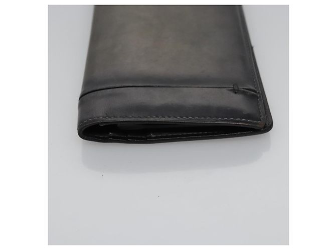 Cartera Larga Berluti de Cuero Negro Auth bs23508 - vista 6