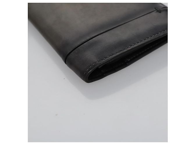 Cartera Larga Berluti de Cuero Negro Auth bs23508 - vista 7