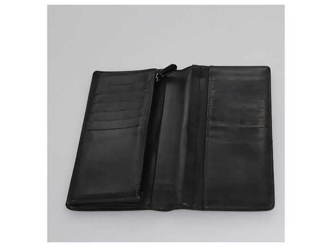 Cartera Larga Berluti de Cuero Negro Auth bs23508 - vista 8