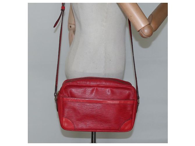 LOUIS VUITTON Borsa a Spalla Epi Trocadero 23 Rossa M52307 LV Auth BD731 Rosso - vista 22