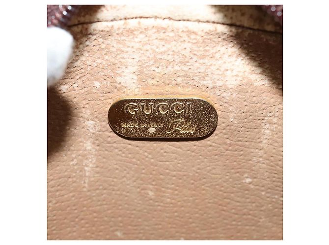 GUCCI GG Plus Supreme Schultertasche PVC Beige Auth BA725 - Ansicht 15
