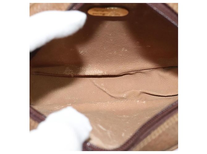 GUCCI GG Plus Supreme Schultertasche PVC Beige Auth BA725 - Ansicht 16