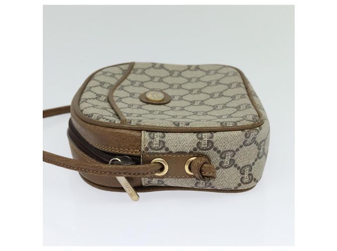 GUCCI GG Plus Supreme Schultertasche PVC Beige Auth BA725 - Ansicht 4