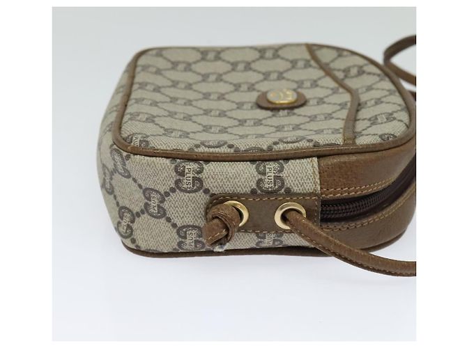 GUCCI GG Plus Supreme Schultertasche PVC Beige Auth BA725 - Ansicht 5