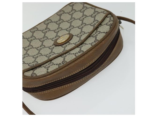 GUCCI GG Plus Supreme Schultertasche PVC Beige Auth BA725 - Ansicht 6