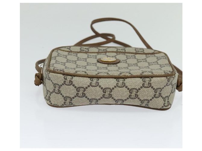 GUCCI GG Plus Supreme Schultertasche PVC Beige Auth BA725 - Ansicht 9