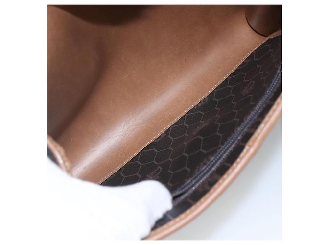 Borsa a spalla in tela a nido d'ape PVC nera Christian Dior Auth bs23609 - vista 16