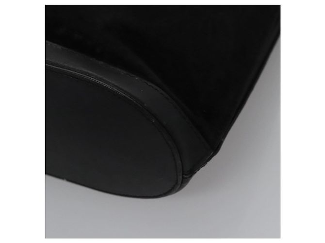 Céline Borsa a Spalla CELINE in Camoscio Nero Auth KD203 - vista 11