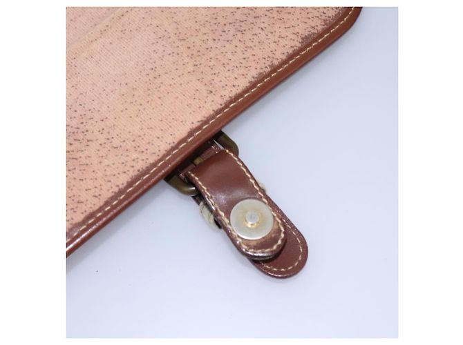 Autre Marque Borsa a spalla Burberrys Nova Check in pelle PVC beige Auth KD166 - vista 20