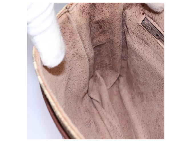 Autre Marque Borsa a spalla Burberrys Nova Check in pelle PVC beige Auth KD166 - vista 25