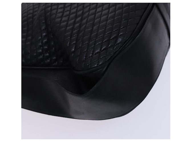 BALLY Borsa a Spalla in Pelle Nera e Oro Auth EC277 Nero D'oro - vista 13