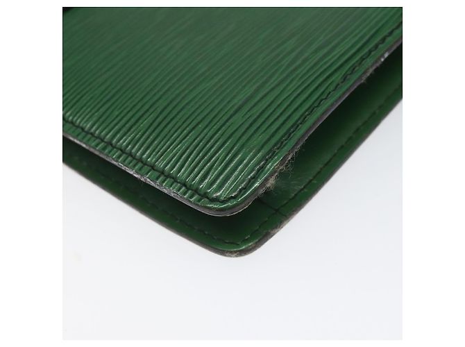 LOUIS VUITTON Epi Montaigne 27 Clutch Bag Green M52654 LV Auth EC712 - view 14