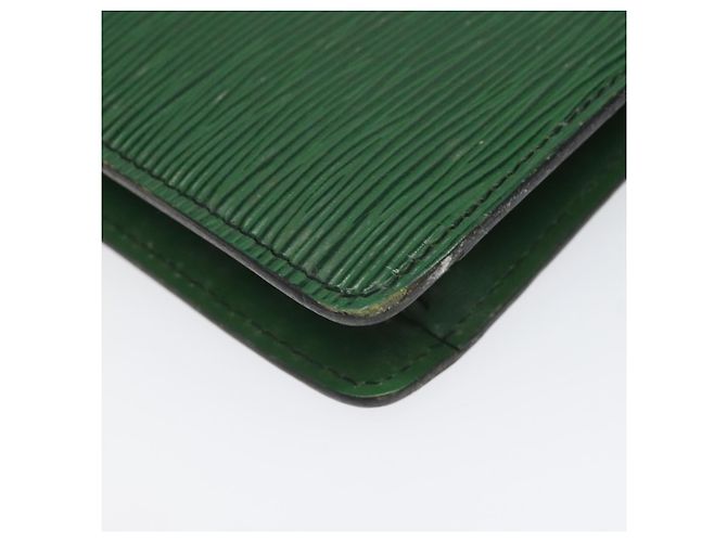 LOUIS VUITTON Epi Montaigne 27 Clutch Bag Green M52654 LV Auth EC712 - view 16