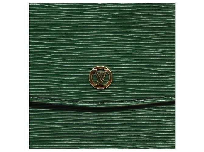 LOUIS VUITTON Epi Montaigne 27 Clutch Bag Green M52654 LV Auth EC712 - view 17