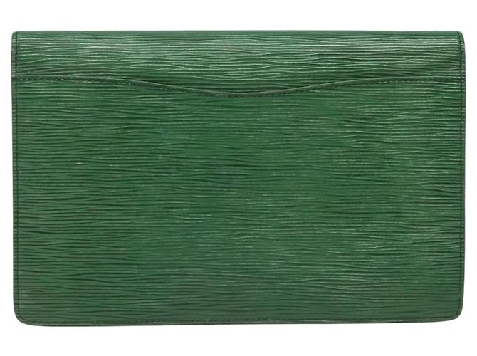 LOUIS VUITTON Epi Montaigne 27 Clutch Bag Green M52654 LV Auth EC712 - view 2
