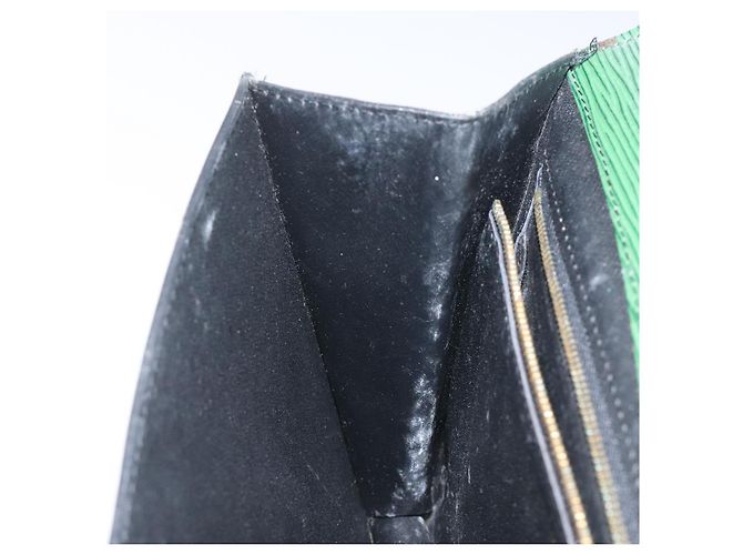 LOUIS VUITTON Epi Montaigne 27 Clutch Bag Green M52654 LV Auth EC712 - view 20