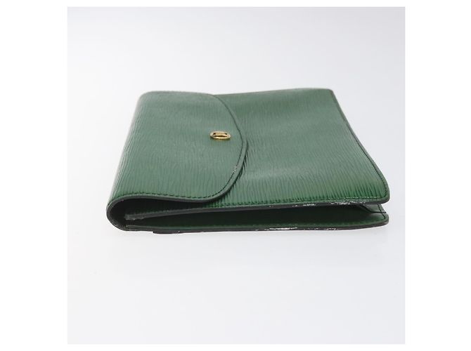 LOUIS VUITTON Epi Montaigne 27 Clutch Bag Green M52654 LV Auth EC712 - view 4