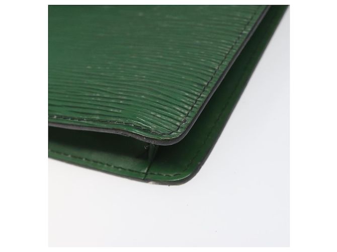 LOUIS VUITTON Epi Montaigne 27 Clutch Bag Green M52654 LV Auth EC712 - view 7