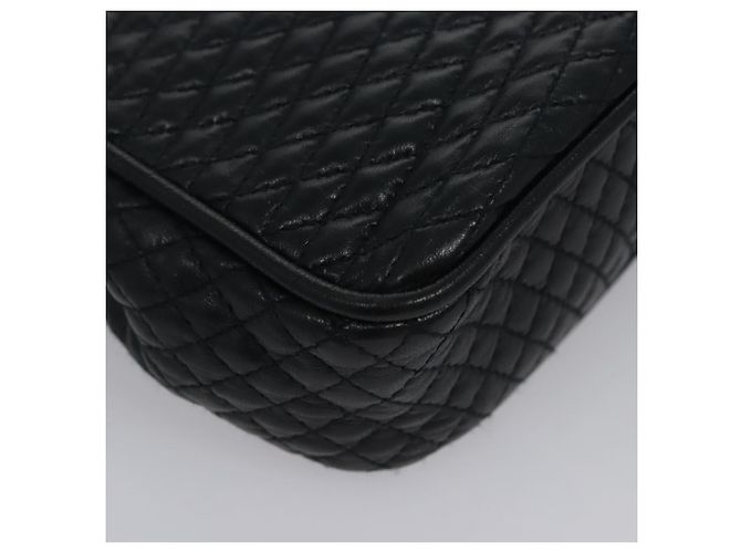 Borsa a Spalla BALLY in Pelle Blu Navy Oro Auth EC776 D'oro - vista 13