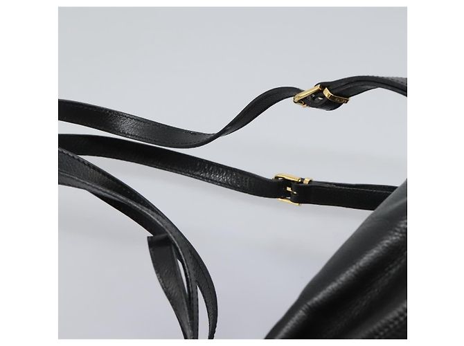 Céline Zaino in pelle nero e oro Auth EC484 D'oro - vista 11