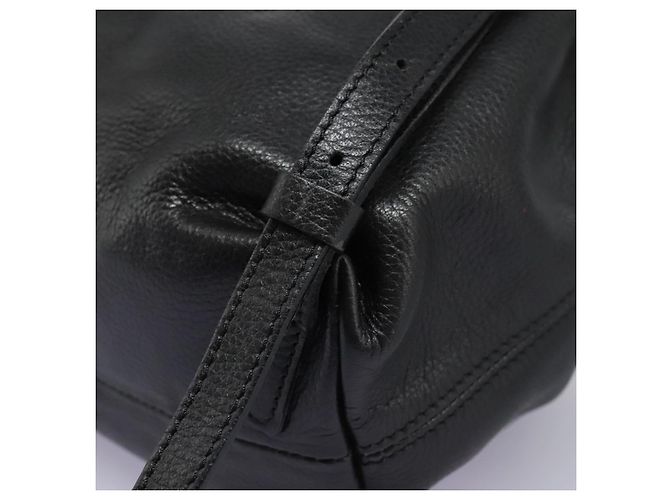Céline Zaino in pelle nero e oro Auth EC484 D'oro - vista 16