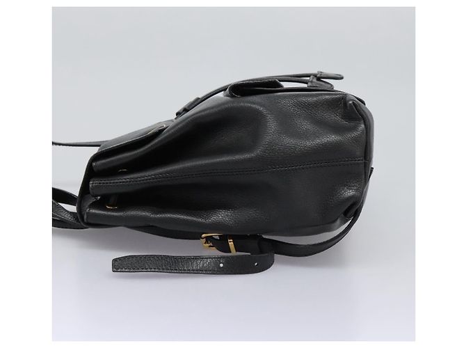 Céline Zaino in pelle nero e oro Auth EC484 D'oro - vista 4