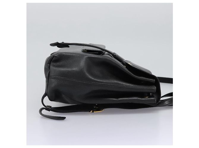 Céline Zaino in pelle nero e oro Auth EC484 D'oro - vista 5