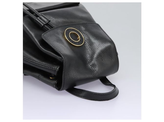 Céline Zaino in pelle nero e oro Auth EC484 D'oro - vista 6