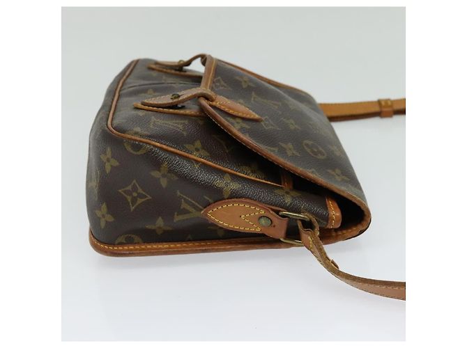 LOUIS VUITTON Monogram Gibeciere MM Borsa a Spalla M42247 LV Auth ep7955 Monogramma - vista 4